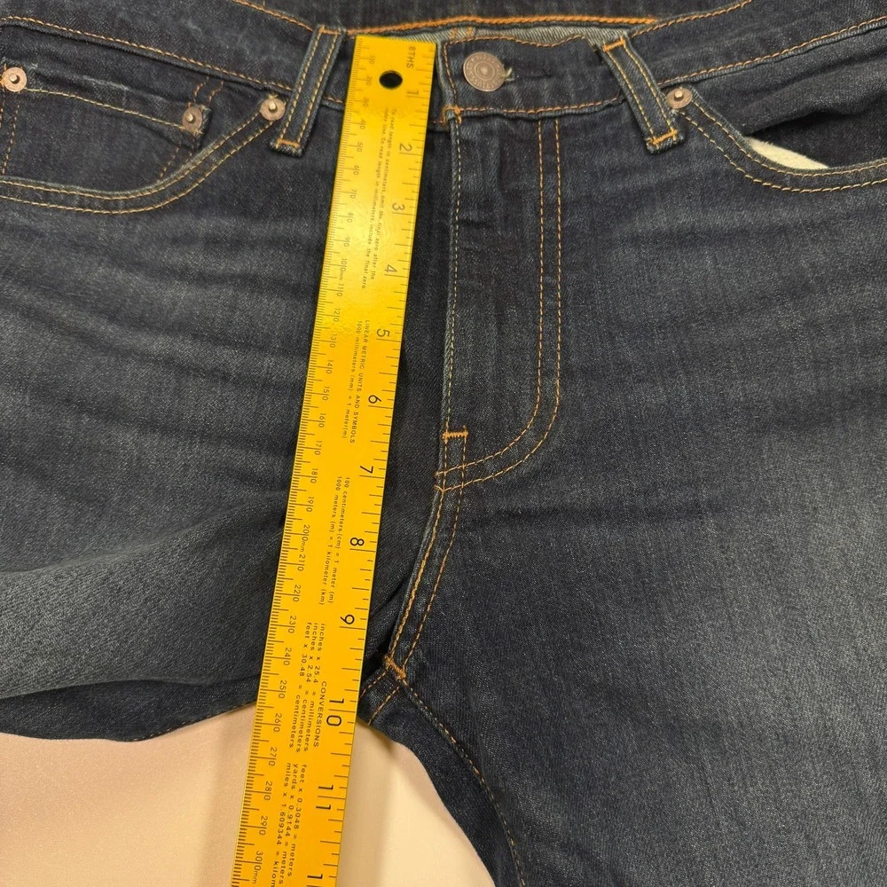 Levi's Premium 511 Slim Fit Jeans Mens 31x30 Dark Wash Blue Denim Big E